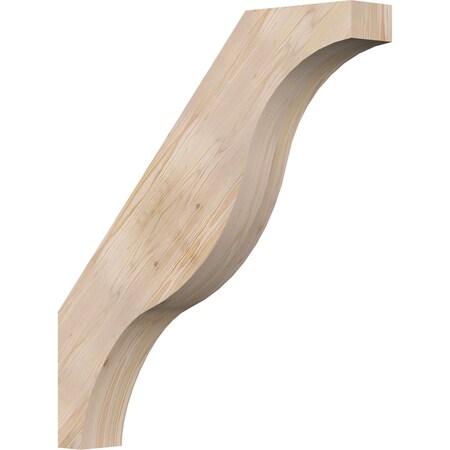 Ekena Millwork 5 1/2"W x 36"D x 40"H Funston Smooth Knee Brace, Douglas Fir BRC06X36X40FST00SDF